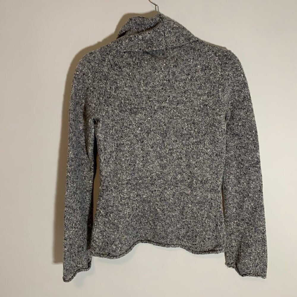 Express Charcoal Gray Wool Blend Pullover Turtlen… - image 7